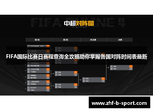 FIFA国际比赛日赛程查询全攻略助你掌握各国对阵时间表最新 FIFA国际比赛日赛程查询全攻略助你掌握各国对阵时间表最新